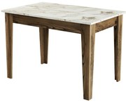 Jedálenský stôl Kiev White and Walnut