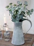 Dekorácia umelá zelená kvetina Eucalyptus bouquet - 35 cm