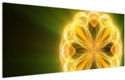 Obraz žltej kvetiny (120x50 cm)