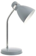 ACA DECOR Retro stolná lampa Maui, šedá farba