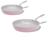 Elmich Základná sada keramických panvíc Vital 2 ks - ružová