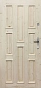 Vchodové dvere Berlin, 80 L, 890 × 2 035 mm, masívne drevo, ľavé, smrek, plné