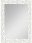 Zrkadlo BIANCA Biela 55x80 cm