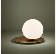 Eglo 39954 - Stolná lampa ARENALES 1xE27/40W/230V zlatá