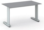 Kancelársky písací stôl PRIMO FLEXIBLE, 140x80 cm, grafit