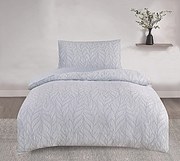 Obliečky damaškové žakarové Harmony sivé 200x140cm+90x70cm TiaHome