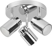 Kovové bodové svietidlo v lesklej striebornej farbe Angelo - Trio