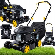 Benzínová Kosačka Na Trávu Silná Vyžínačka 2,7 kW Kôš 40L