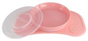 Twistshake Detská podložka s tanierom Click Mat Mini (bledoružová) (100392248)