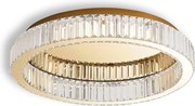 Toolight Toolight, LED stropné svietidlo 60cm, 36W, 4000K, 1680 lm, APP1723-C, zlatá lesklá, OSW-09304