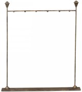 Bronzová antik závesná šperkovnica na šperky a retiazky - 33*6*37 cm