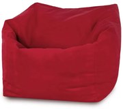 Sedací vak AMALFI plyš červený
