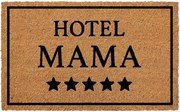Hnedá kokosocá rohožka Mama Hotel - 75*45*1 cm