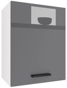 Kuchynská skrinka Belini horná 45 cm šedý lesk INF SG45/2/WT/S/0/B1