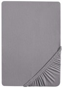 Biberna Napínacia plachta (striebornosivá, 180 – 200 x 200 cm) (100226989)