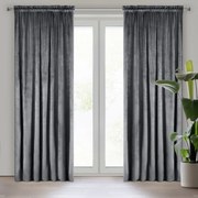 ZATEMŇOVACÍ ZÁVES NA PÁSKE ROSA 140X270 CM GRAFITOVÁ