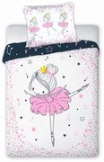 Obliečky do postieľky Balerína 135x100cm+40x60cm Faro