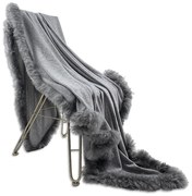 Vlneno-kožušinová deka 140x180 cm – Native Natural