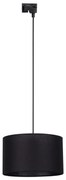 Luster na lanku do lištového systému TRACER 1xE27/15W/230V pr. 38 cm čierna