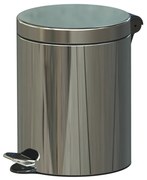 Nášľapný odpadkový kôš, 5 l, nerez