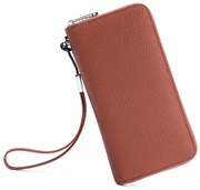 Dámska kožená peňaženka hnedá
