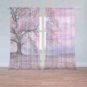 Sablio Záclony Ružový strom: 2ks 150x250cm