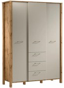 Skriňa Indygo S3D3S dub wotan-beige