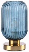 ONLI - Stolná lampa DOROTY 1xE27/22W/230V modrá/zlatá