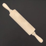 AMADEA Drevený valček, masívne drevo, dĺžka 38 cm
