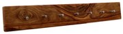 Vešiak Tina s 7 háčikmi 100x15x2,2 indický masív palisander Only stain