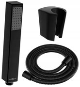 Mexen príslušenstvo - 1-bodový ručný sprchový set R-77, čierna, 785776052-70