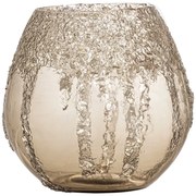 Sklenený svietnik na čajovú sviečku Frosty – Bloomingville