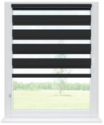 Dekodum Neinvazívna roleta Deň a Noc Soft Čierna Šířka (cm): 38, Dĺžka (cm): 150, Strana a farba mechanizmu: Ľavá – Biela