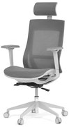 Autronic BONTEC Kancelárska stolička, synchrónny mechanizmus, šedá sieťovina, KA-W004 GREY Farba: Šedá