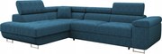 Rohová sedacia súprava Tulin (tmavomodrá)