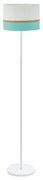 Eglo 55083 - LED Stojacia lampa 1xE27/10W/230V 3000K biela/tyrkysová