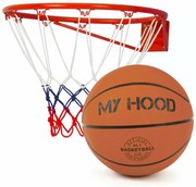 My Hood 304001 sada basketbalového koša a lopty, 2ks s