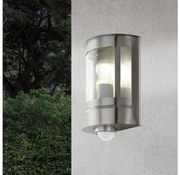 Eglo 79286 - Vonkajšie nástenné svietidlo so senzorom TRIBANO 1xE27/60W/230V IP44
