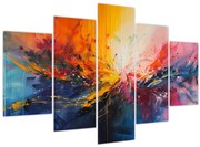 Obraz - Farebná abstrakcia (150x105 cm)