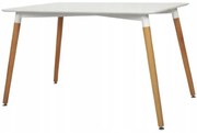 TRENDIE Jedálenský stôl SCANDI 120x80 biely