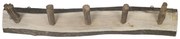 Drevený vešiak s 5-ti háčiky - 73*12*13cm