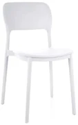 Jedálenská stolička Punto, svetlo sivá