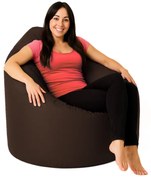 Sedací vak hruška tmavohnedá EMI