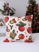 Vianočná obliečka na vankúš Zimná slávnosť - 40 × 40 cm