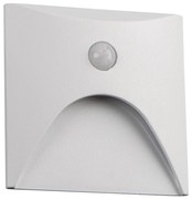 Kanlux 39129 - LED schodové svietidlo so senzorom EXIN 2,5W/230V 3000K IP65 biela hr.