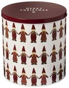 Ib Laursen Plechová dóza Santa's Helpers Tall Round