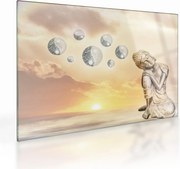 Sklenený obraz - Čas meditácie (70x50 cm)