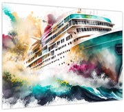 Obraz - Akvarelové more (70x50 cm)