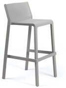 TRILL STOOL záhradná barová stolička bez podrúčok grigio