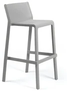TRILL STOOL záhradná barová stolička bez podrúčok grigio